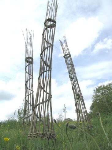tontines en osier stabilisé